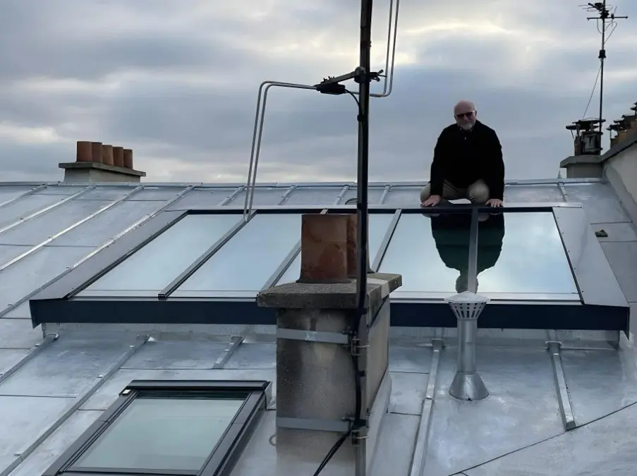 Installation professionnelle verrières de toit