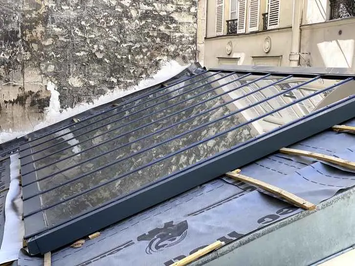 Verrières de toit à une pente